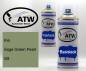 Preview: Kia, Sage Green Pearl, G8: 400ml Sprühdose + 400ml Klarlack - Set, von ATW Autoteile West.